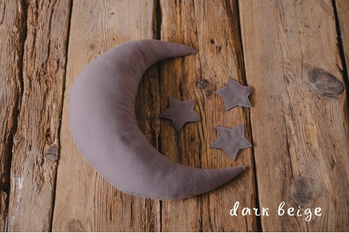 MOON PILLOW WITH STARS