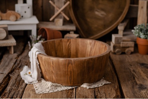 WOODEN BOWL - WOODSY