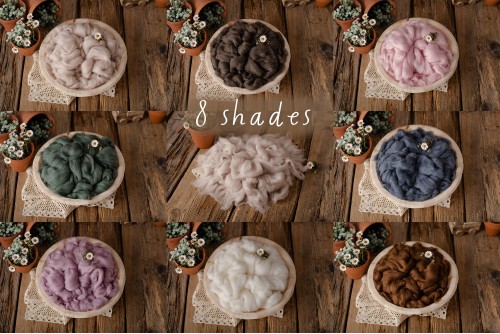 FLUFF EN LAINE - 8 COULEURS