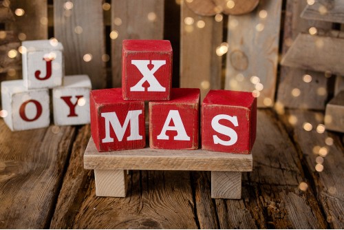 BLOCS EN BOIS "XMAS"